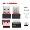 Wholesale MINI USB Bluetooth Adapter STA WIFI WLAN 150Mbps ADAPTER 802.11n Wireless Dongle For Win10 7 WLan accessory