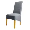 Tissu polaire taille XL à long dos à carreaux housse de chaise housses de siège housses de chaise Resterant Hotel Party Banquet housse de chaise