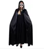 Mantello di velluto con cappuccio gotico da donna Festa di Halloween Stregoneria Mantello medievale Wicca Robe lady gril Cosplay costumi del capo