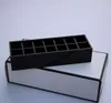 Classic high-grade acrylic toiletry 14 grid storage box / cosmetic accessories storage with gift packing