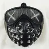 Halloween Punk Devil COS Anime Stage Mask Ghost Steps Street Rivet Death Masks Cosplay Stage Party Face Masks