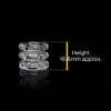 Hochwertiger Quarz-Diamant-Knoten-Einsatz, Nagel, passend für Außendurchmesser 25 mm, 14 mm, männlich, weiblich, Quarz-Banger für Glasbong-Ölplattformen