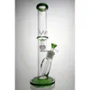 Verre Bong Water Bongs tube Straight Tube Bongs 15 pouces CHEE DE MAISE DOME PERCS PIES D'EA