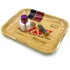 10 stks Raw Lade Rolling Metal Sigaret Rook Square Raw Rolling Trays 27.7 * 17.7cm Handige tool Sigaret Rook Accessoires