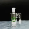 Cendrier narguilé 45 degrés 18mm verre banger receveur épais clair pour conduite d'eau