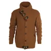 Mäns Tröjor 2021 Höst Vinter Fashion Casual Cardigan Sweater Coat Män Loose Fit Varma Sticka Kläder Coats Mens Button Top