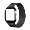 Para 2019 Apple Watch 5 Band 38mm 40mm 42mm 44mmMilanese Loop Banda Magnética de Aço Inoxidável com Caixa de Metal para Apple Watch Series6541553