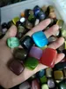 100g Genuíno Natural Tombado Gemstone Multi Color Olho de Gato Gravel Stone Colorido Pedra Mineral pedra para a cura de chakra reiki