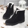 겨울 남성용 부츠 야외 편안함과 비 슬립 고품질 캐주얼 면화 신발을위한 따뜻한 양모 추가 39-44