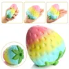 Zabawki dla dzieci 2018 Najnowszy Kawaii Rainbow Truskawka Squishy Slow Powolny Powstanie 11.5 CM Jumbo Cute pachnące kolorowe ciasto chlebowe dzieciak zabawa zabawki