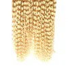 Bande dans les extensions de cheveux humains Remy 10 "-26" 200g 80pcs Double Drawn Remy Hair crépus bouclés Invisible Skin Weft PU Tape On Hair Extensions