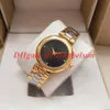 Ny Alla Stål Rose Gold Ladies Watch Idyia Fashion Quartz Rörelse Två Händer Kvinnors Armbandsur 36mm Montres De Luxe Pour Femmes