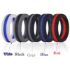 Silicone Wedding Ring Flexible Silicone Wedding Comfortable Fit Lightweight Ring for Men Multicolor Comfortable Design