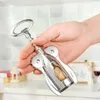 Red Wine Bottle Cap Opener Corkscrew Vacuum Stopper Foil Cutter Pourer Kit Energy Saving