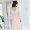 Elegant Sleepwear Sexy Ladies Nightgown Summer Royal Nightgown Dress Princess Women Sleepwear S1011