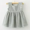 Summer Girl Princess Sukienka Koronki Lotosowe Liść Klamra Baby Dress Dress Księżniczka Boutique Ubrania Dziecięce