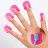 130 Adet Tırnak Jel Aksesuarları Modeli Klip Tırnak Kenar Lehçe Tutkal Taşması Önlemeli Aracı Taşınabilir DIY Nail Art Manikür Seti