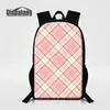 Preppy Style Women Casual Daypacks Plaid Printed School Bookbags For Students Children Mochilas Feminina Girls Backpacking Travel Rucksack