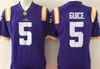 Mens Football Jerseys 2 RANDLE 3 BECKHAMJR. 5 Guice 7 P.PETERSON 7 FOURNETTE 25 SIMMONS 33 BECKHAM Mens College LSU Tigers Blue