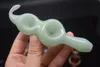 Venda Por Atacado mais novo espessura de vidro inebriante duplo tubo de colher colorido pirex tubos de vidro dab rig mão seca erva tabaco cachimbos para fumar