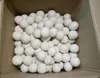 천연 모직 펠트 건조기 공 75mm 세탁 공 재사용 비 독성 원단 연화제로 건조 시간 단축 White Color Balls