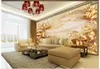 Papel de parede 3D Personnalisé Photo Papier Peint Papier Peint Chinois en relief paysage salon TV fond papiers muraux décor à la maison