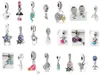 Vente chaude Meilleure Qualité Argent 50 pcs Mix Pandora Charmes Européens Perles Pendentif Dangle Fit Serpent chaîne de sécurité DIY Charme Bracelet Bijoux