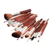 Maange Makeup Brushes Set Professional 22pcs Pulver Foundation Eyeshadow Blush Blandning Kontur Lip Make Up Brush Kit Skönhet Kosmetiska Verktyg