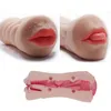 Sexprodukter MAN Masturbateur Oral Artificial Vagina Real Pussy Toy For Men Male Masturbator With USB Heater Sex Toys For Men Y1814010117