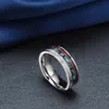 Antlers de madeira vintage embutido titânio anéis de noivado de anel para homens beia de casamento de moda de moda de amor jóias anilos mujer2615566