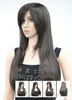 Cos black long straight cosplay Long WIG