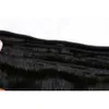 Brazylijska luźna fala wiązki naturalne czarne włosy ludzkie splot nonremy jet czarny 8-28 cali 1/3/4 Piece / Lot back