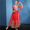 Kobiety Performance Belly Dance Odzież Indie Belly Dance Costume Dziewczyny Red Dance Odzież Dorosły Moda Indian Styl Stage Nosić