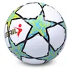 Regail taille 5 football étoile à cinq branches pour l'entraînement de match scolaire ballon de football gonflable en PVC à joint unique de qualité supérieure à cinq branches