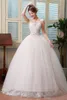 Luxury Crystals Sleeveless Sweetheart Appliques Strapless Ball Gowns Wedding Dresses Rhinestones Lace-up Back Wedding Gown HKJ105