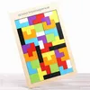 Ahşap Tangram Zeka Bulmaca Oyuncaklar Tetris Oyunu Kız Erkek Okul Öncesi Magination Entelektüel Eğitim Çocuk Hediye Komik gadgets