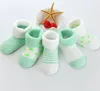 Baby Socks Nyfödda vinterbomullsförtjockning unisex korta strumpor 06 månader spädbarnsflicka och pojkestrumpor1028903