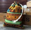 Tibet Cotton Gift Bag 9x12cm Pack van 50 Verjaardag Party Bruiloft Gunst Houders Make-up Sieraden Drawstring Pouch