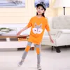 Çocuk Giyim 2018 Yeni Sonbahar Kış Kız Giyim Setleri Tilki Desen T-shirt + Legging 2 adet Kıyafetler Spor Suit Çocuk Kız Giysi Set