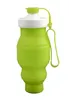 Składany kieszonkowy 530 ml Kreatywne składane silikonowe napój sportowy butelka z wodą kemping Trave rower składany krzem krzemowy