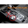 Konsola samochodowa Podpowiedź Galeria Gearshift Panel Pokrywa Wytady Strony Ze Stali Nierdzewnej Stylizacja Akcesoria do Audi A3 8V 14-16