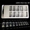 Ny 6PCSSet Poly Gel Varnish Polish Set Poly Gel Kit Quick Builder Nail Extension Hard Gel Camouflage UV LED LACKER BROSE NAIL1766636