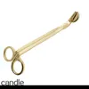 Free shipping Metal Candle Wick Trimmer Stainless Steel Aromatherapy Candles Scissors Practical Oil Lamp Hook Cutters For Household