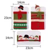 3 PCS / Set Décorations De Noël Poignée De Réfrigérateur Couvre Accessoires de cuisine Four À Micro-ondes Lave-vaisselle Poignée De Porte Tissu Protecteur