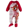 2018 Newest Family Matching Christmas Pajamas Set Women Men Baby Kids Sleepwear Nightwear Casual TShirt Pants6103276