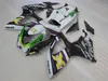 Wtrysk Coraz Kit dla Suzuki K6 GSX-R 600/750 06 07 Biały Czarny Lucky Strike Fairings Set GSXR600 GSXR750 2006 2007 CF89