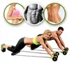 Nuova attrezzatura per esercizi muscolari Attrezzatura per il fitness a casa Doppia ruota Ruota addominale Ab Roller Gym Roller Trainer Training7317318