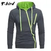 Hoodies العلامة التجارية رجال الأكمام الطويلة يضم سستة من النوع الثقيل للرجال رجال Maschulino Hoodies Slim Suitsuit