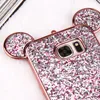 بلينغ Paillettes TPU حالة تغطية بريق شل TPU حالة آيفون 8 زائد فون 6S 7 X زائد سامسونج S8 زائد