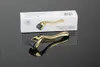 GOLD DRS 540 Micro Needles Derma Roller Titanium Mezoroller Microneedle Machine för hudvårdskrin